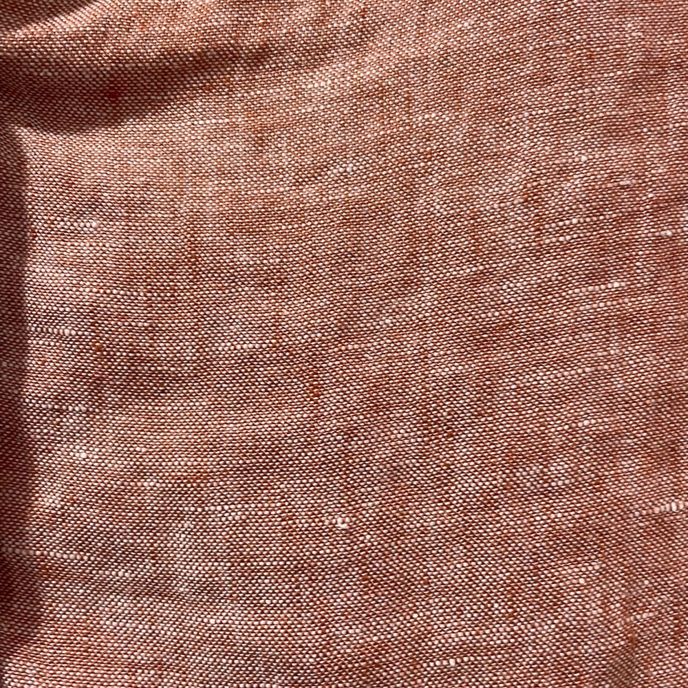 Women's Pink Linen Button-Up Top - Picture 3 of 4